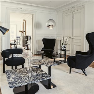 Butaca Fat acero Tom Dixon