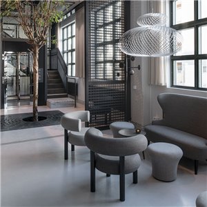 Butaca Fat acero Tom Dixon