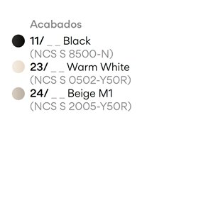 Lámpara techo Offset Linear Vibia