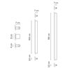 Lámpara aplique Offset Up&Down Vibia