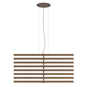 Lámpara suspensión Rhythm Vertical Madera Vibia