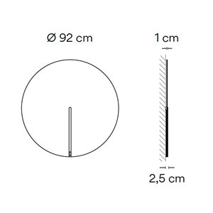 Lámpara aplique Guise Colour Vibia