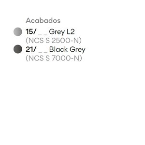 Lámpara techo Structural Vibia