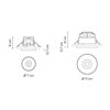 Lámpara techo Circle Trim Madera Vibia