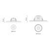 Lámpara techo Circle Trimless Vibia