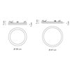 Lámpara techo Circle Plano Vibia