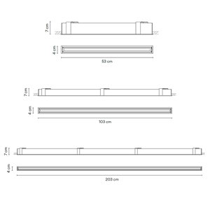 Lámpara techo Line Plano Trim Vibia