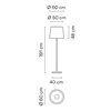 Lámpara pie Wind outdoor Vibia