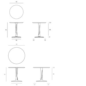 Mesa Torsion Redonda Ethnicraft