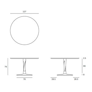 Mesa Torsion Redonda Ethnicraft