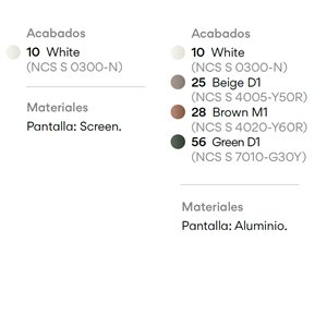 Lámpara pie Warm Vibia