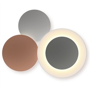 Lámpara aplique Puck Wall Art triple Vibia