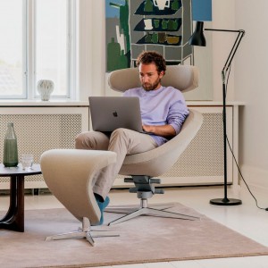 Reposapiés Peel de Variér. Reposapiés ergonómico para el sillón Peel.