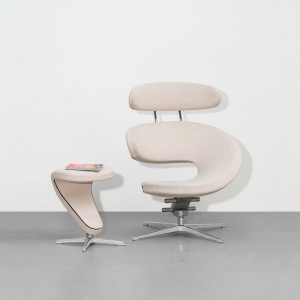 Reposapiés Peel de Variér. Reposapiés ergonómico para el sillón Peel.