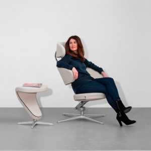 Reposapiés Peel de Variér. Reposapiés ergonómico para el sillón Peel.