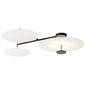 Lámpara techo Flat Triple Vibia