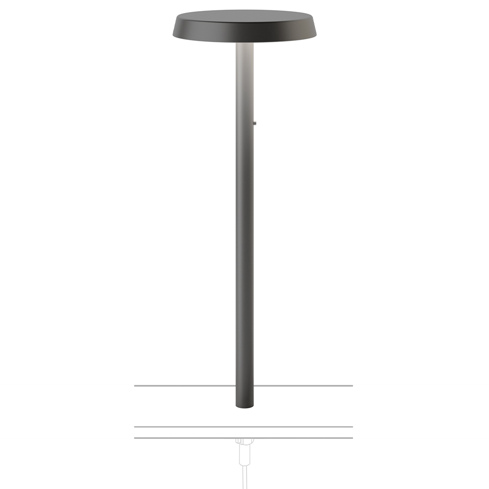Lámpara sobremesa Flat Bolt-down Vibia