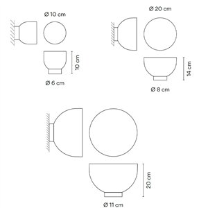 Lámpara Pared/Sobremesa Plusminus Vibia