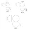 Lámpara Pared/Sobremesa Plusminus Vibia