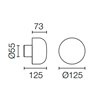 Aplique pared Bellhop Outdoor Flos