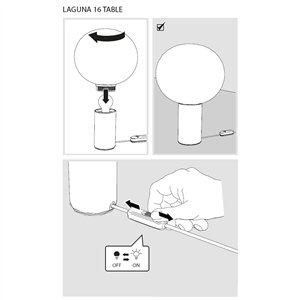 Lámpara sobremesa Laguna table Artemide