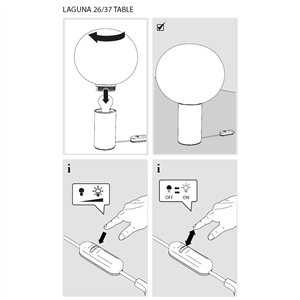 Lámpara sobremesa Laguna table Artemide