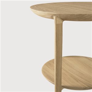Mesa auxiliar Bok - Roble aceitado