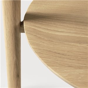 Mesa auxiliar Bok - Roble aceitado