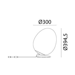 Lámpara sobremesa Stellar Nebula Artemide
