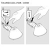 Lámpara sobremesa Tolomeo Pure Integralis Artemide