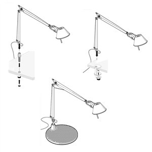Lámpara sobremesa Tolomeo Pure Integralis Artemide