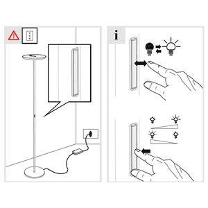 Lámpara pie Athena White Integralis Artemide