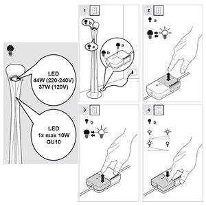 Lámpara pie Cadmo LED Artemide