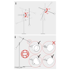 Lámpara pie Ixa Floor Artemide