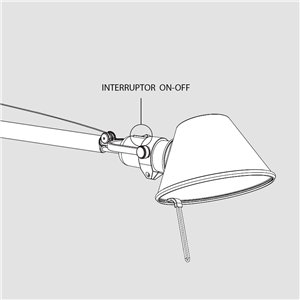 Lámpara pie Tolomeo Floor Artemide