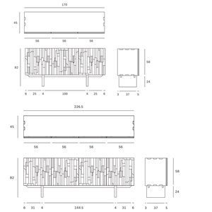Aparador Mosaic Ethnicraft