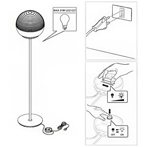 Lámpara pie Vitruvio Floor Artemide