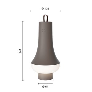 Lámpara Tomoshi Portable Louis Poulsen