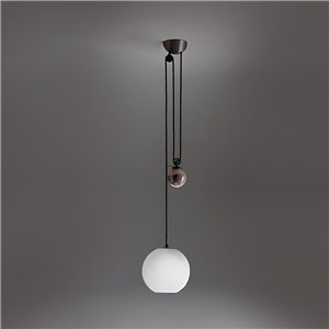 Lámpara Suspensión Aggregato saliscendi Esfera Artemide