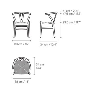 Silla CH24 Child Carl Hansen and Son