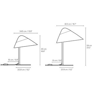 Lámpara sobremesa HJW01/2 Carl Hansen & Son