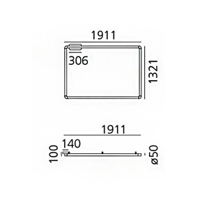 Aplique/Plafón Alphabet of Light Rectangular Artemide