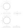 Bandeja Layered Dots Round Ethnicraft