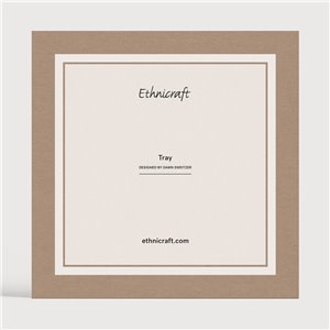 Bandeja Second Nature Square Ethnicraft