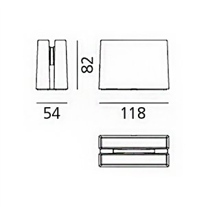 Aplique/Plafón Antarktikós RGB Outdoor Artemide