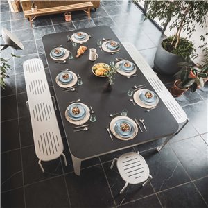 Mesa Ping Pong Hyphen White / Stone Cornilleau