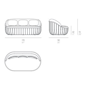 Sofá Arena Gandia Blasco
