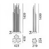Lámpara suelo Reeds IP67 Outdoor Artemide