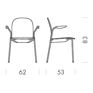 Sillón Book Tapizado Gazzda