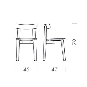 Silla Nora Tapizada Gazzda